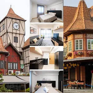 Localizacao Central! A 450 Metros Da Germanica Loft Com Piscina, Ar-condicionado, Wi-fi, Cozinha Completa, Garagem Privativa, Espaco Zen, Academia, Sauna, E Mercadinho 24h Apartamento